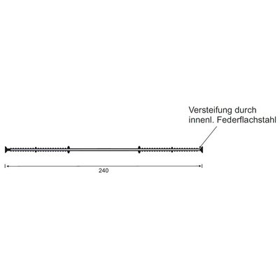 Leschuplast Arbeitsfugenband ISA/F 24 Werksnorm PVC-P NB innenlieg. bew. - 25m