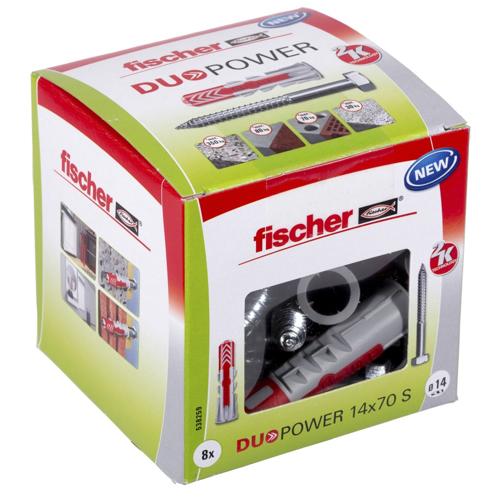 Fischer DUOPOWER 14x70 S LD PU=8