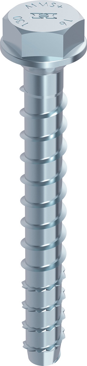 MULTI-MONTI-plus SSK Schraubanker 16x90 6Kt.-Kopf m. Scheibe vz blau