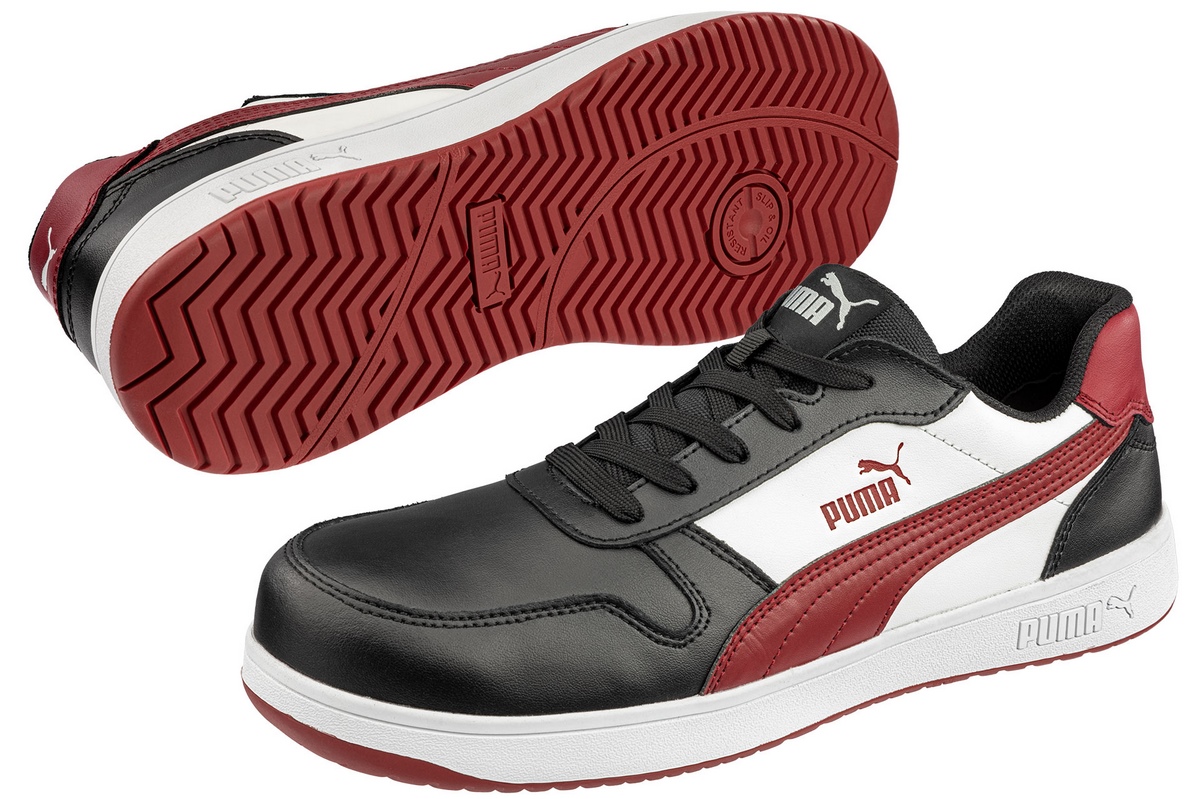 Puma Frontcourt BLK/WHT/RED S3L ESD FO HRO SR Sicherheitsschuh schw/w Gr. 42