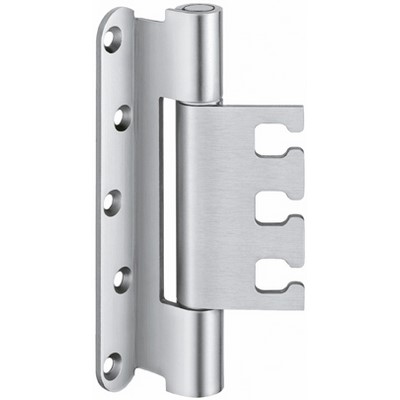 Ammon object hinge 160mm stainless steel matt VX-fold hinge flap thickness 3mm Ø 18mm