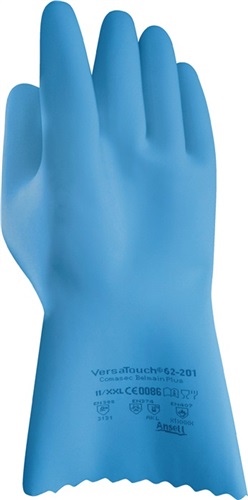 Chemiehandschuh VersaTouch 62-201 Gr.9 blau EN 388.EN 374.EN 407 Kat.III ANSELL