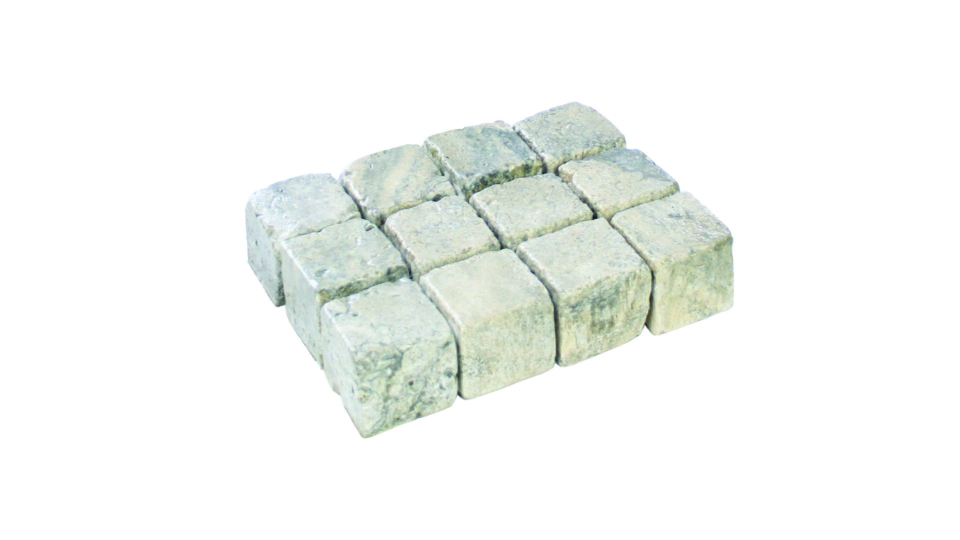Lagotrade Silver silver-grey plaster 10/10/8 cm