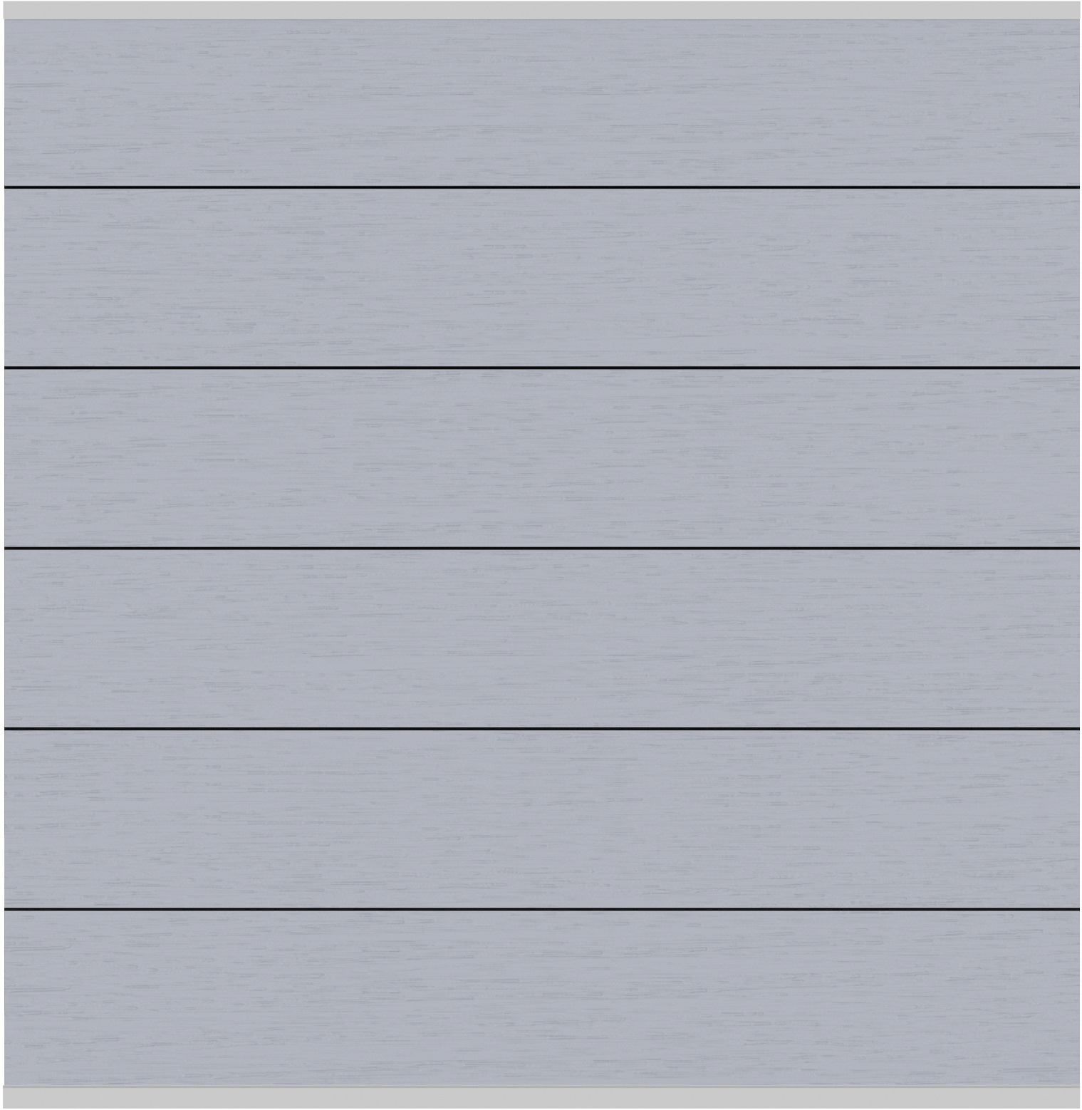 Zestaw paneli ogrodzeniowych Brügmann System WPC XL 178x183cm srebrny