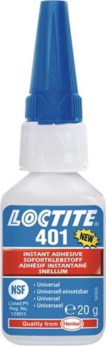 Instant Adhesive 401 3g NSF P1 colourless tube LOCTITE