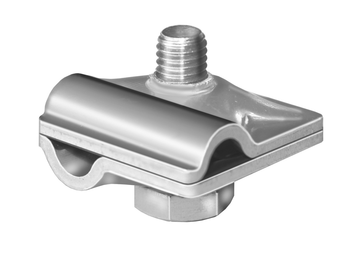 Szybkozłączka wielozaciskowa okrągła/okrągła Ø 8-10 mm V4 A 2-częściowa DIN EN 62561-1