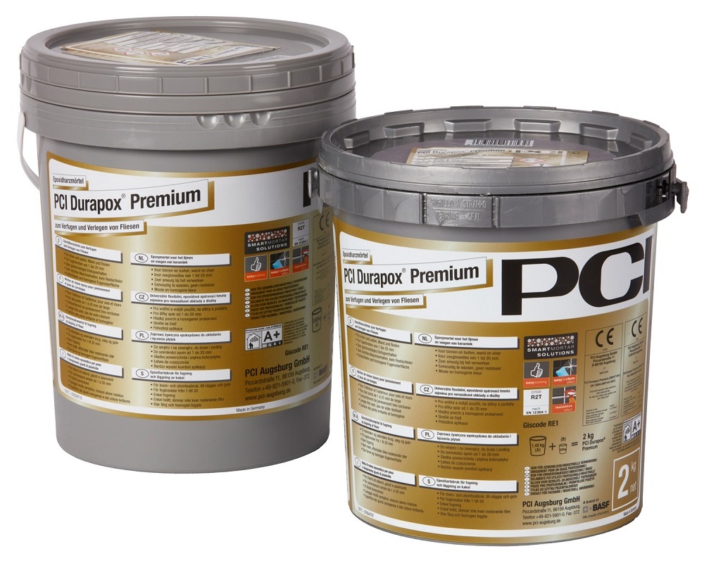 PCI Durapox Premium 2K cement-grey 2kg reaction resin mortar no. 31