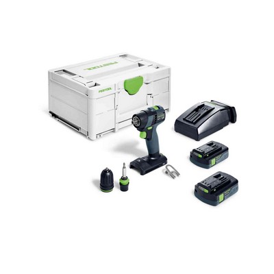 Akumulatorowa wiertarko-wkrętarka Festool TXS 18 C 3.0-Plus - 576895