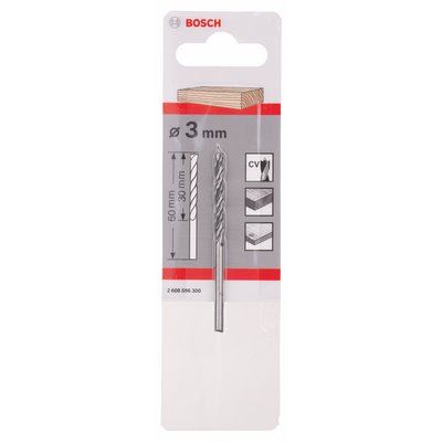 Bosch wood twist drill standard 3x33x61mm