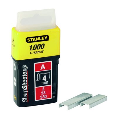 SBD 4mm/1/2 Klammern 1000 Stück Typ A 5/53/530 - 1-TRA202T