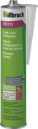 Klej i uszczelniacz OS111 400g czarny wkład ILLBRUCK