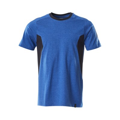 MASCOT® T-Shirt moderne Passform azurblau/schwarzblau Gr. M ONE