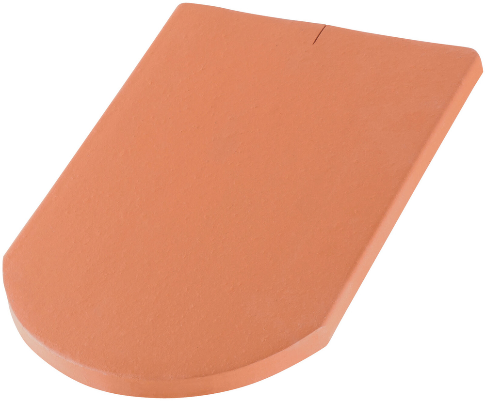 Erlus Biber ridge tiles round copper brown