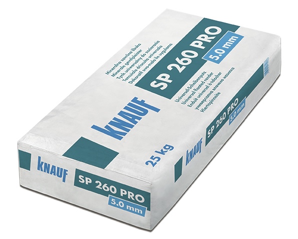 Knauf SP 260 Pro 5.0mm weiß 25kg Universal-Scheibenputz