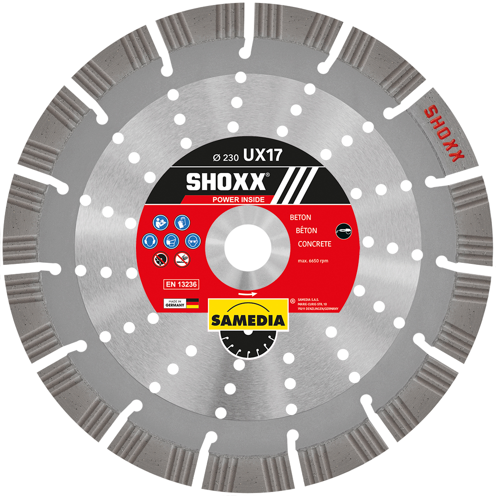 Samedia slide cutting disc SHOXX UX17 350x20.0 mm