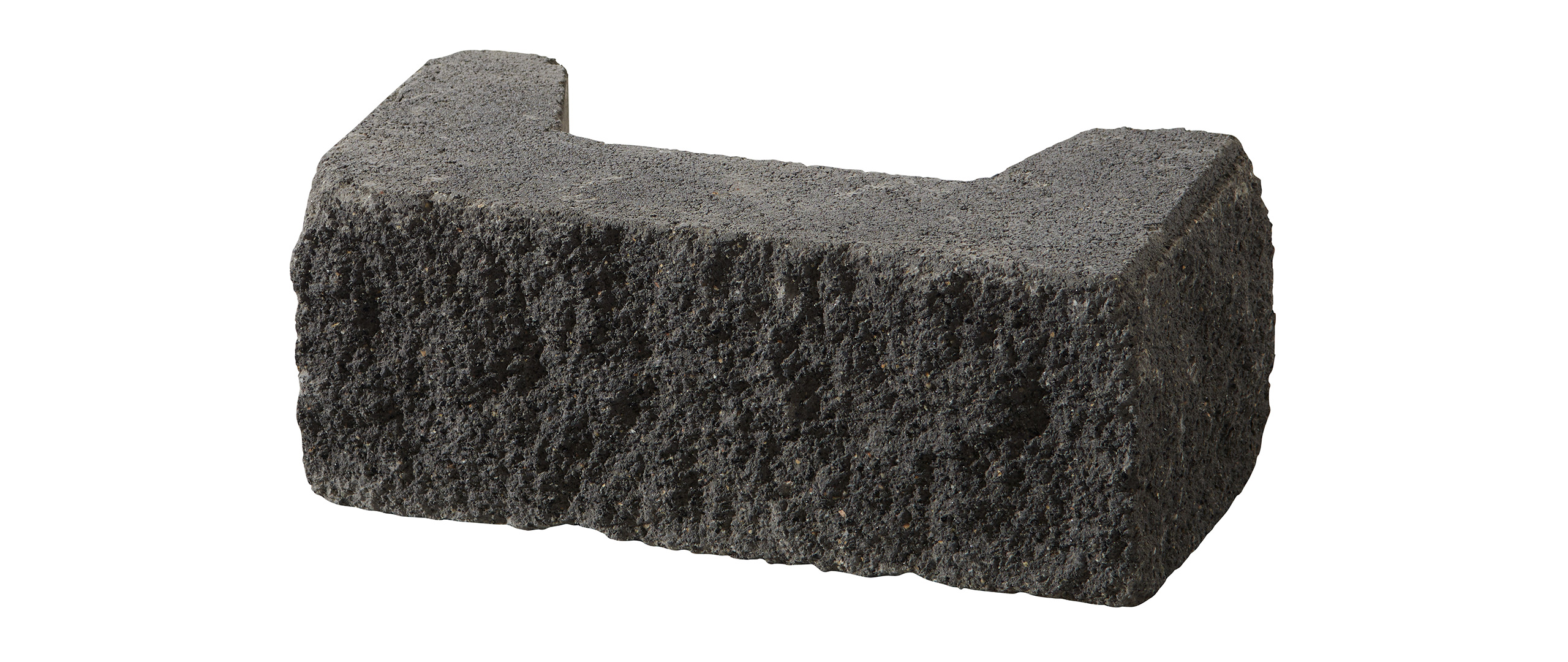 Pillar element Vermont 37.2x18.6x15cm basan anthracite. burnt. aged