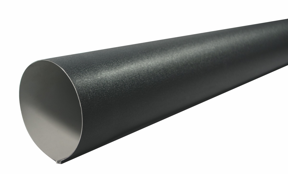 House skin Aluminium downpipe 0.7mm 3m DN 100 House grey Pearls