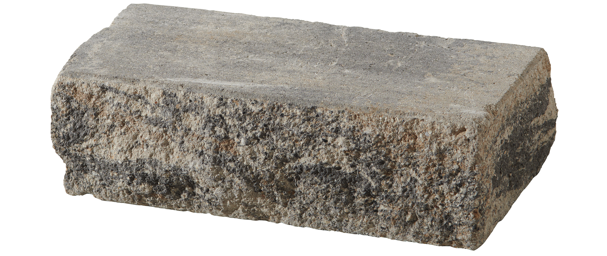 End unit Vermont 50x25x15cm shell limestone-nu. burnt. aged