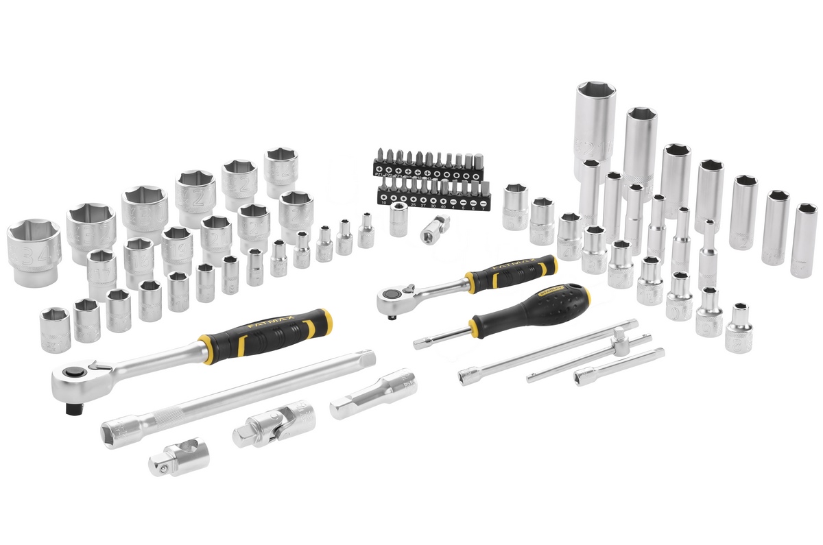SBD FATMAX® Steckschlüssel-Set 1/2" + 1/4" - 81-tlg.