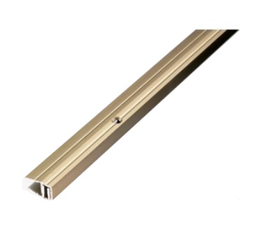 PLP 7/17 Aluminium stainless steel design end 25x1000mm Parquet and laminate system