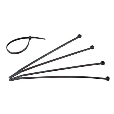 Opaski kablowe Kopp 200x4.6mm czarne, odporne na promieniowanie UV 50 szt.
