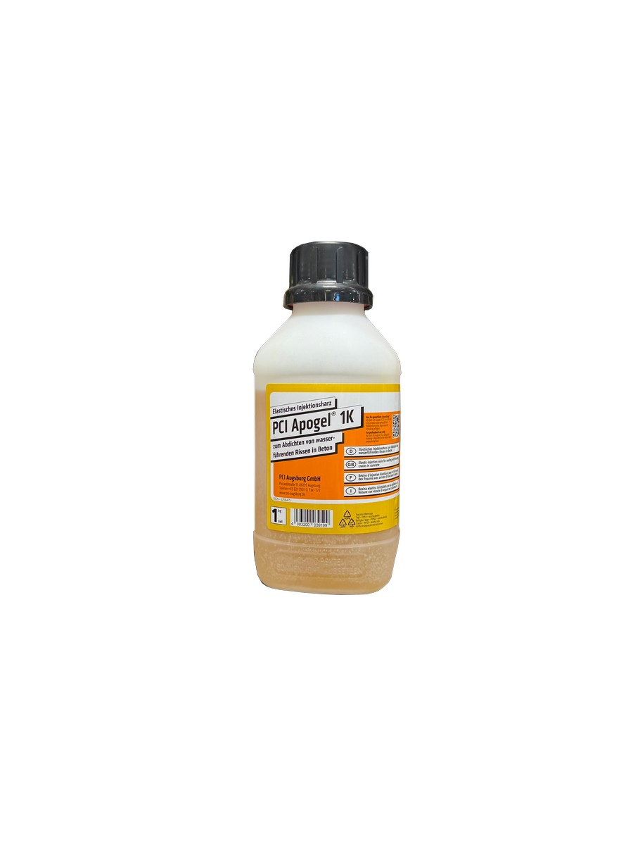 PCI Apogel 1K (PU injection resin) 1kg for sealing water-bearing cracks