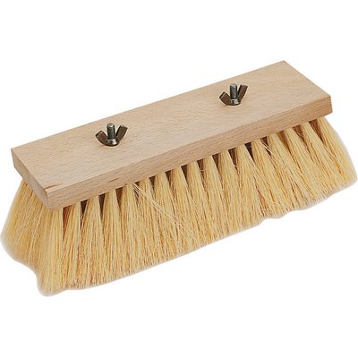 Triuso tar broom 22cm 17x6 rows w. holder frame Fibre bristles