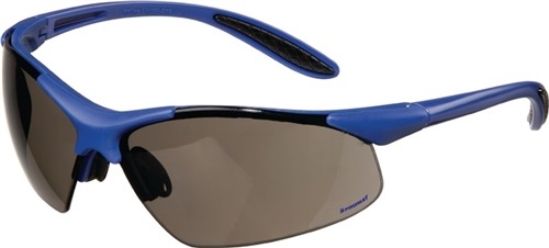 Okulary ochronne DAYLIGHT PREMIUM EN 166 PC zauszniki ciemnoniebieskie.soczewki dymne