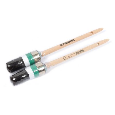 Nespoli professional ring brush black size 4 beechwood handle dopp. Thread leader