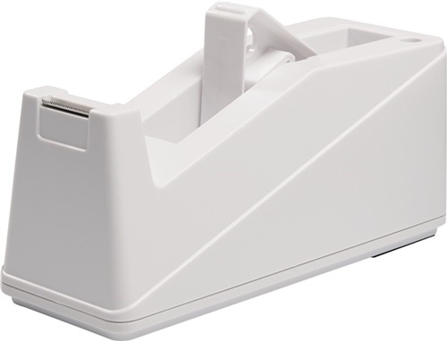 Table dispenser white for tape width 25mm