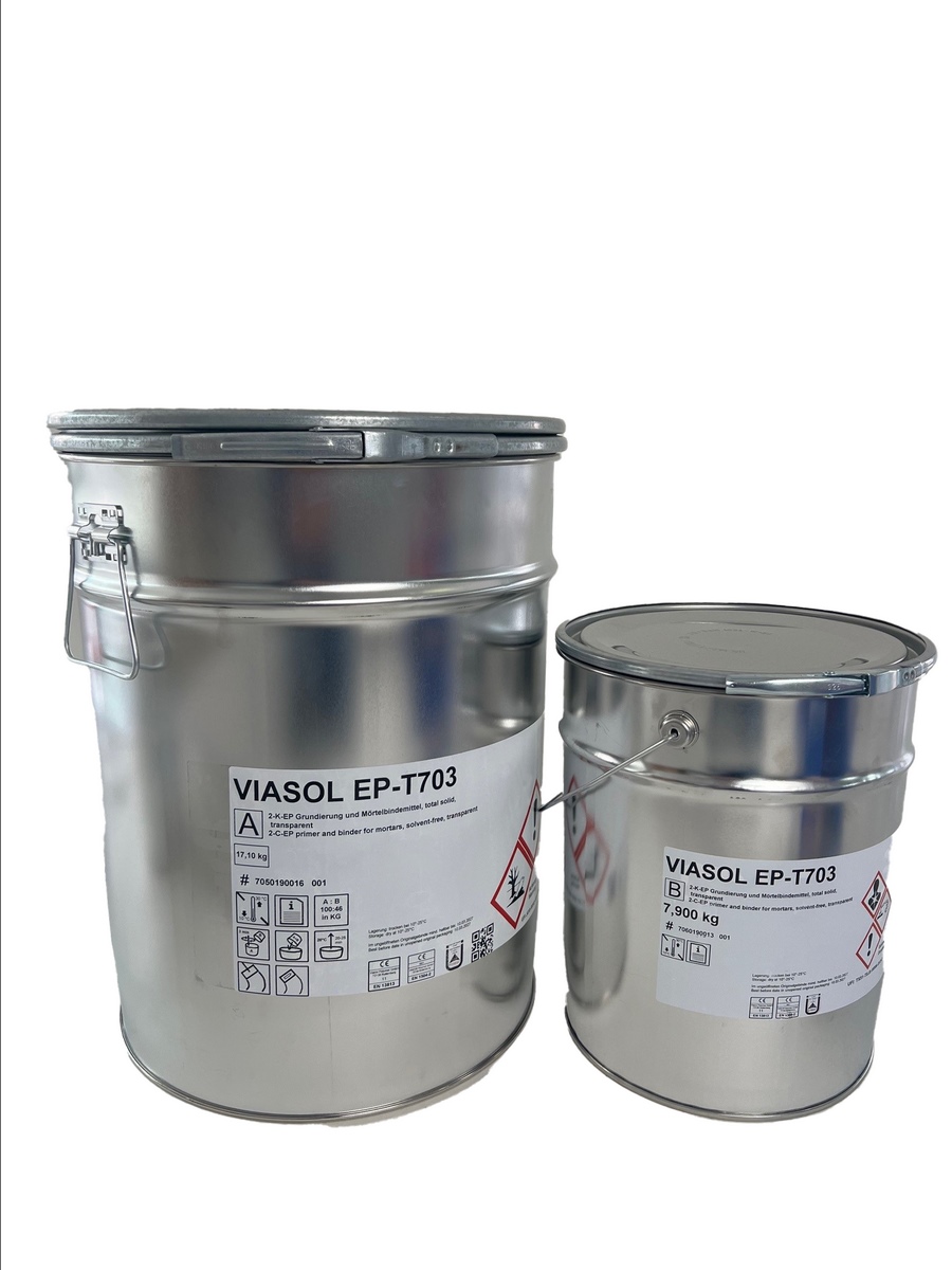 VIASOL EP-T703 transparent 25kg 2K-EP primer and mortar binder