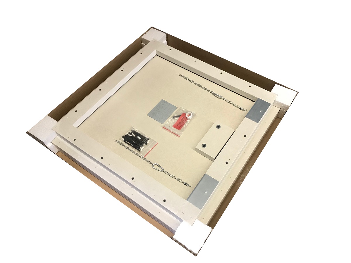 FFS inspection flap system F5 BS fire protection for installation shaft 500x500x50mm
