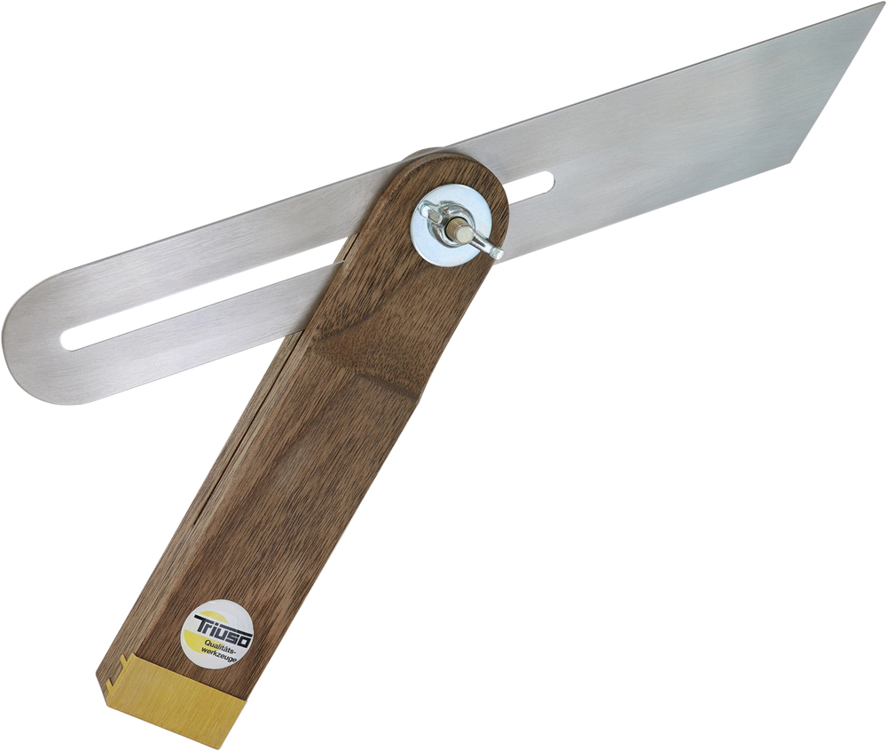 Triuso bevelled bevel 300 mm wooden leg with brass fitting