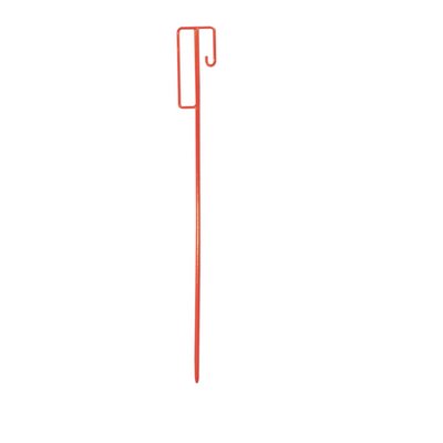Schake Laternen-/Absperreisen ca. 125cm m. gr. UVV-Bügel rot lackiert