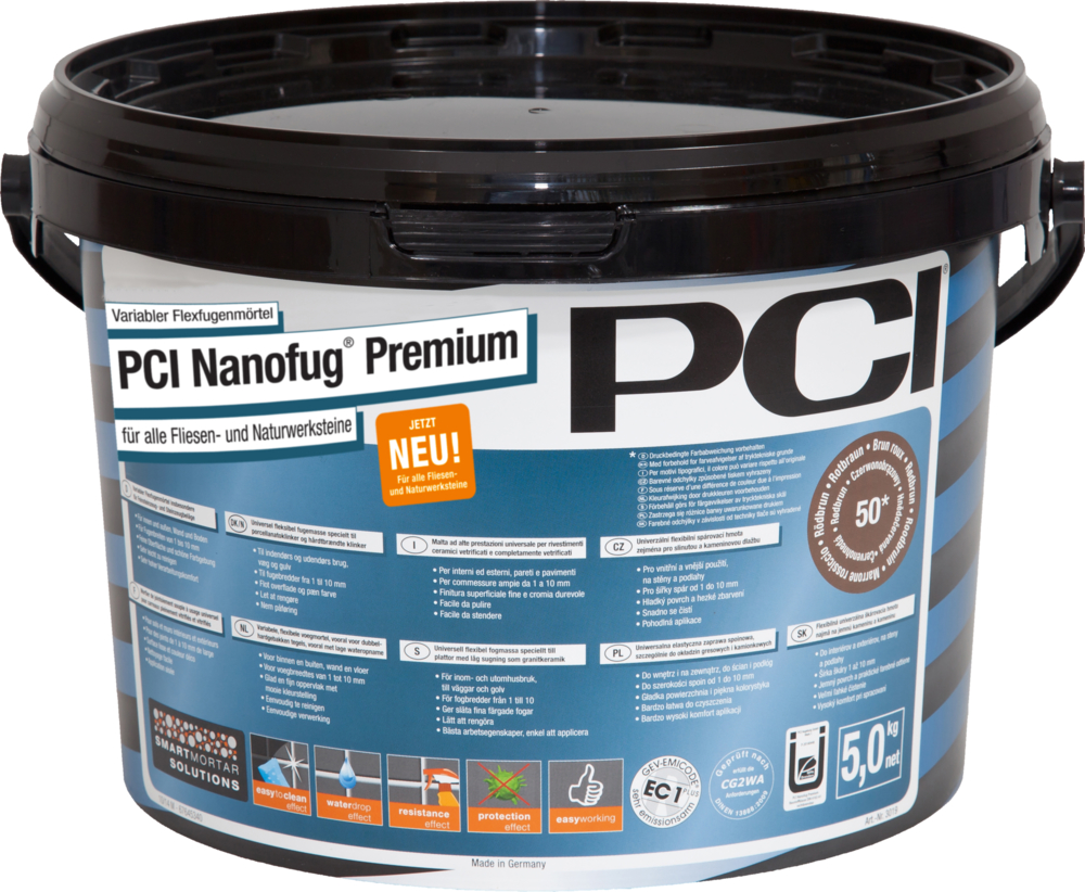 Wiadro PCI Nanofug Premium 5 kg Kolor: nr 57 płowy brąz