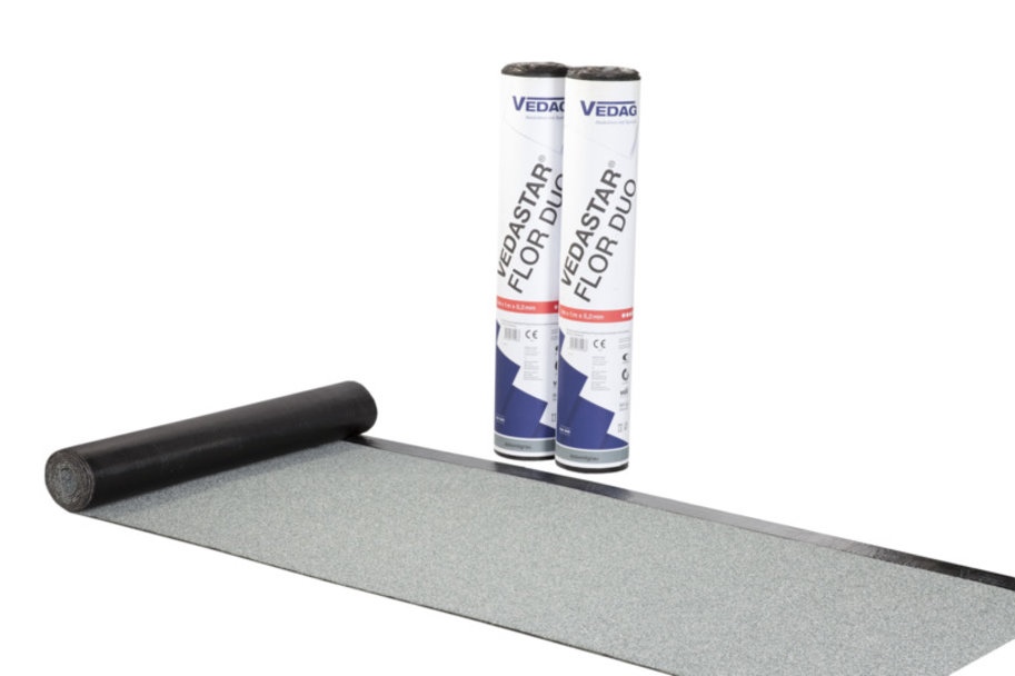 VEDASTAR FLOR DUO dolomite grey polymer bitumen welding membrane 5.00sqm roll