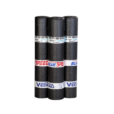 VEDATECT PYE PV 200 S5 EN blue-green bitumen welding membrane 5.00sqm roll