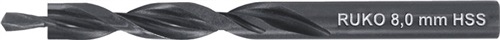 Mehrfasenstufenbohrer DIN8376 Typ N M4 HSS 180Grad m.tel RUKO