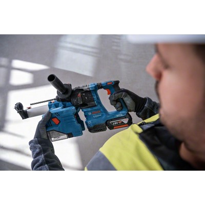 Bosch GBH 18V-22 PROFESSIONAL 2x4.0 Ah cordless rotary hammer SDS Plus in L-BOXX 136