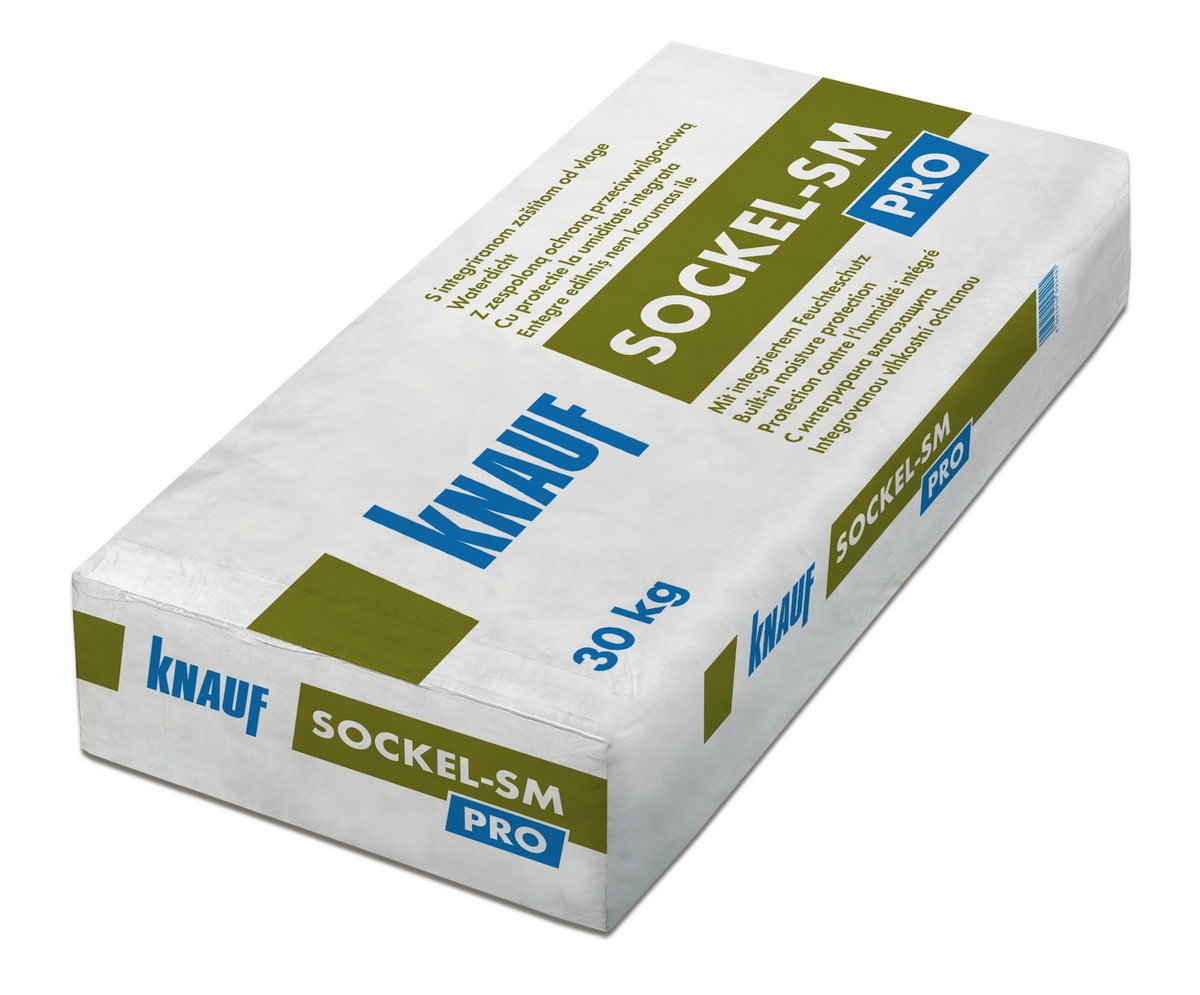 Knauf Sockel-SM Pro 30kg Klej, zaprawa wzmacniająca i tynk wykończeniowy
