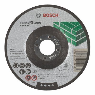 Bosch cutting disc Expert stone cranked C 24 R BF 125x2.5mm