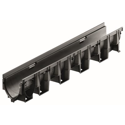 ACO XtraDrain channel without slope NW 100 H=150mm L=1000mm edge KST