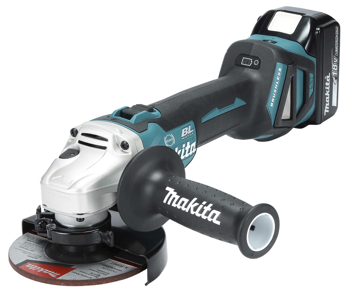 Akumulatorowa szlifierka kątowa Makita 18V 3 akumulatory+ładowarka w MAKPAC - DGA513RT3J