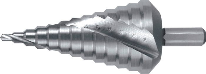 Wiertło stopniowe 4-39mm HSS z rowkiem spiralnym 13 RUKO