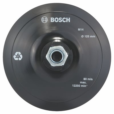 Bosch Kletthaftteller 125mm f. Einhandwinkelschleifer