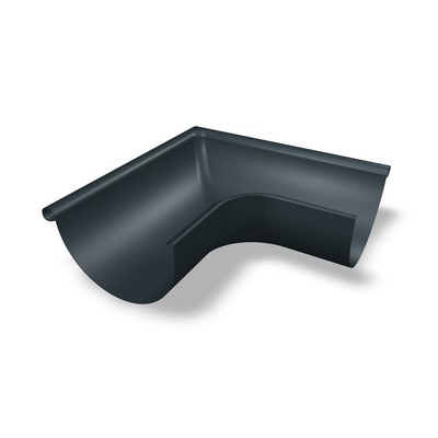 PREFA gutter angle 28 P.10 anthracite exterior