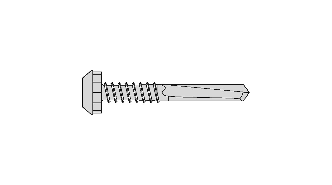 Wkręt budowlany Knauf SX14 12-L12-5,5x40 100 sztuk w opakowaniu