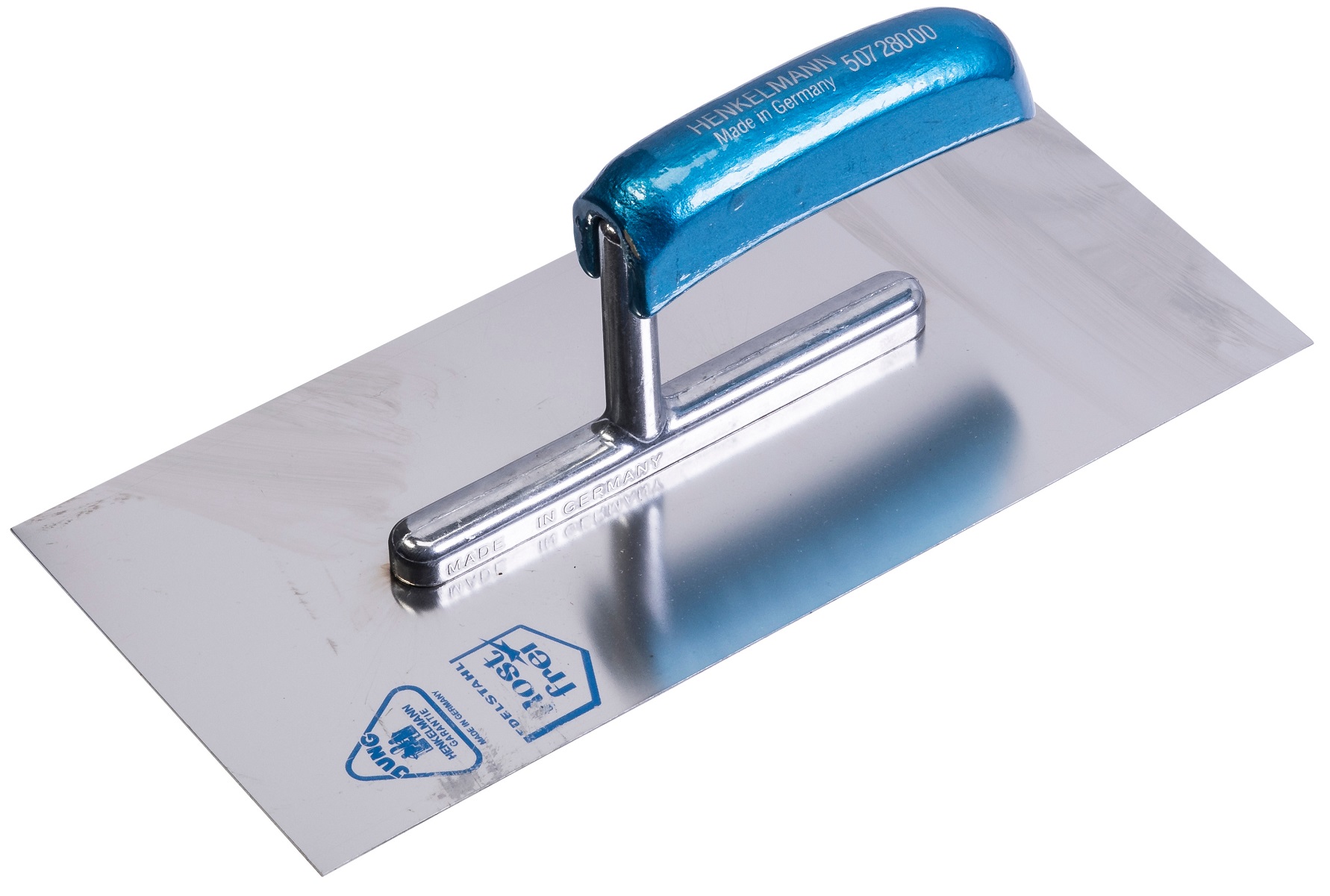 Paca wygładzająca Jung nie ząbkowana zakrzywiona. Uchwyt 280x130x0,7 mm - 507 280 00