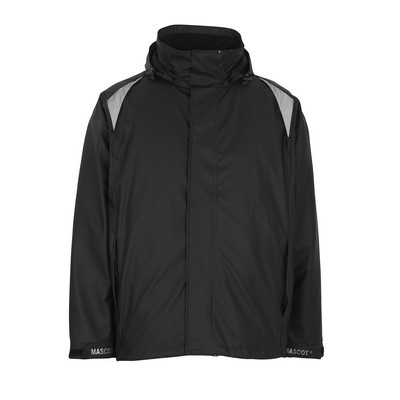 MASCOT® AQUA Lake Regenjacke wind- und wasserdicht schwarz Gr. L