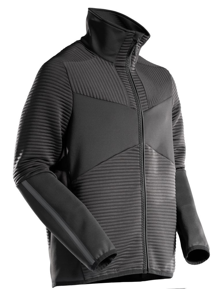 MASCOT® Customized Fleecepullover m. Reißver. schwarz Gr. XL